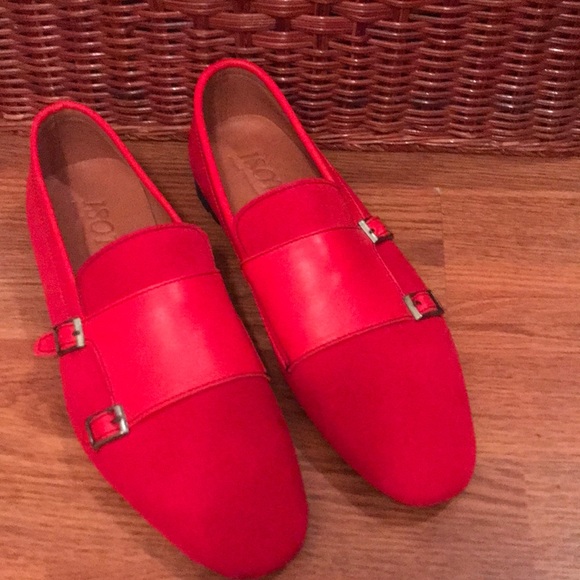 Isotti Red leather Loafer - Picture 1 of 7